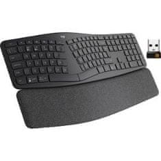 Logitech Ergo K860 Brezžični deljeni prenosni računalnik z ročnim upravljanjem ZDA