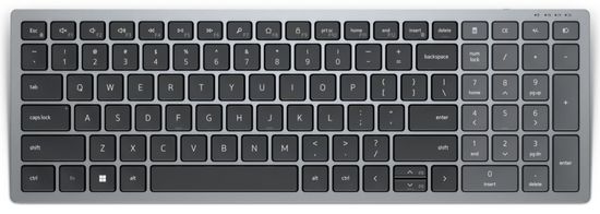 DELL KB740/Wireless Bluetooth/CZ postavitev/Siva