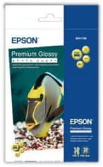 Epson papir Premium Glossy Photo 10x15, 255 g (20 listov)