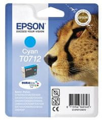 Epson Epsonova kartuša s črnilom/ T0712/ enojni paket črnila DURABrite Ultra/ cian