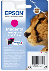 Epson enojno pakiranje črnila Magenta T0713 DURABrite Ultra