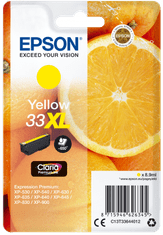 Epson eno pakiranje rumenega črnila 33XL Claria Premium