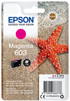 Epson kartuša T03U3 magenta (zvezdasta)