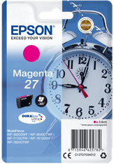 Epson enojno pakiranje črnila Magenta 27 DURABrite Ultra C13T27034012