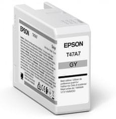 Epson enojno pakiranje sive barve T47A7 Ultrachrome