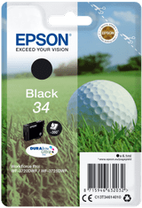 Epson enojni paket črnega črnila 34 DURABrite Ultra C13T34614010