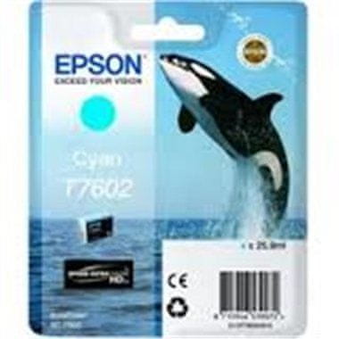 Epson T7602 črnilna kartuša Cyan C13T76024010