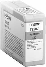 Epson Singlepack Photo Light Black T850700 UltraChrome HD črnilo 80ml