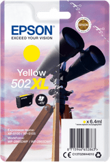 Epson enojna embalaža, rumena 502XL, črnilo, XL