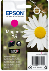 Epson Singlepack Magenta 18 Claria Home črnilo C13T18034012