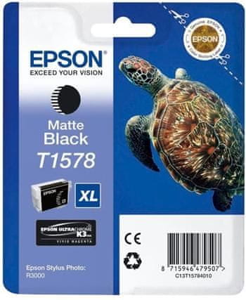 Epson T1578 Mat črna kartuša R3000 C13T15784010