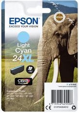 Epson enojno pakiranje svetlo cian 24XL Claria Photo črnila C13T24354012