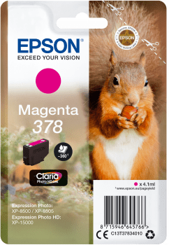 Epson enojni paket črnila Magenta 378 Claria Photo HD