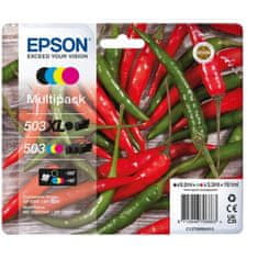 Epson Multipack 4-barvni paket 503XL črna/standardna CMY