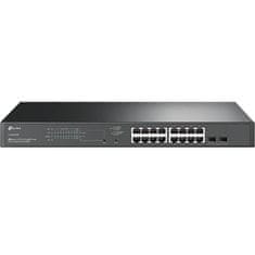 TP-Link SG2218P Smart Switch, 16x GLan s PoE+, 2x SFP, 150W, Omada SDN