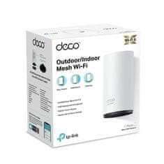 TP-Link WiFi usmerjevalnik Deco X50-Outdoor (1 paket) zunanji AP, 1x GLAN, 1x GLAN s PoE, 2,4/5 GHz, AX3000