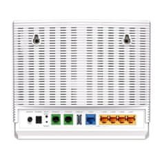 TP-Link WiFi usmerjevalnik EX820v WiFi 6 AP AX6000, 3x GLAN, 1x 2.5GLAN, 1x 2.5GWAN, 1x RJ11 FXS1x USB, TR-069, VoIP