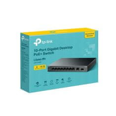 TP-Link Stikalo LS1210GP 1x GLAN, 8x GLAN s PoE+, 1x SFP, 61W