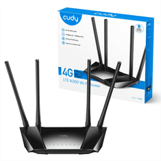 Cudy Usmerjevalnik N300 Wi-Fi 4G/LTE (LT400_EU)