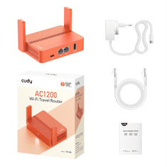 Cudy AC1200 Wi-Fi VPN potovalni usmerjevalnik, potovalni (TR1200)