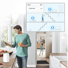 Cudy AC1200 Wi-Fi Mesh System Gigabit, komplet 2 (M1300(2-Pack))