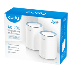 Cudy AC1200 Wi-Fi mesh sistem, komplet 2 (M1200(2 paketa))