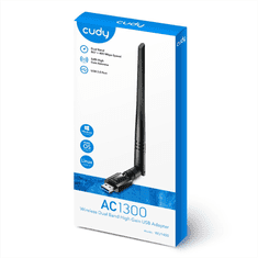 Cudy AC1300 Wi-Fi USB 3.0 omrežna kartica, ext. antena (WU1400)