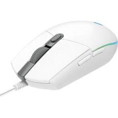 Logitech G102 Lightsync, bela