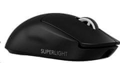 Logitech G PRO X SUPERLIGHT 2 LIGHTSPEED Gaming Mouse - Črna - 2,4 GHz