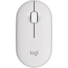 Logitech M350s Brezžična miška bela