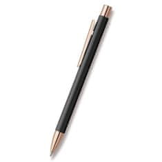 Faber-Castell Neo Slim Metal Black Rosegold kroglično pero