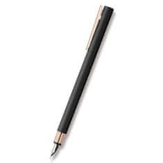 Faber-Castell Neo Slim Metal Black Rosegold peresnica za nalivno pero F