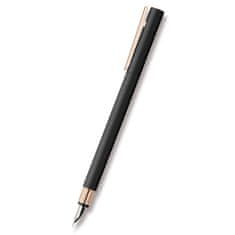 Faber-Castell Neo Slim Metal Black Rosegold nalivno pero s konico M