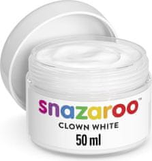 Snazaroo barva za obraz klovn bela 50ml