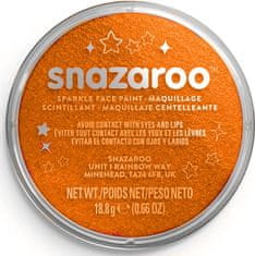 Snazaroo barva za obraz Sparkly Orange (bleščeča oranžna) 18ml