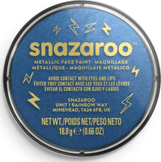 Snazaroo barva za obraz Metallic Blue (Electric Blue) 18ml