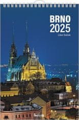 Koledar 2025 Brno - stenski koledar