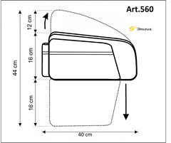 Sport Arsenal 560 LFS univerzalna nosilna torba z adapterjem