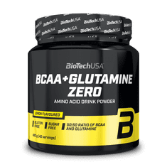 BioTech BCAA + glutamin Zero 480 g limona