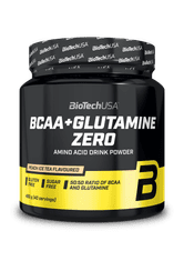 BioTech BCAA + glutamin Zero 480 g limona