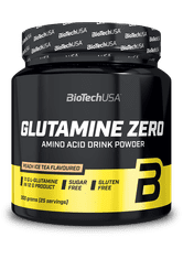 BioTech Glutamine Zero 300 g breskev ledeni čaj