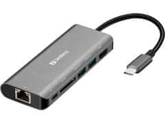 Sandberg Sandberg USB-C Dock HDMI+LAN+SD+USB,
