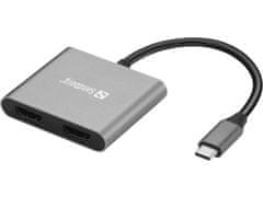 Sandberg Sandberg USB-C Dock 2xHDMI+USB+PD