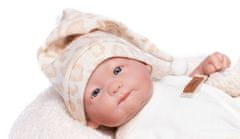 Guča Guca 931 NEW BORN DOLL - realistična dojenčkova lutka z vinilnim telesom - 25 cm