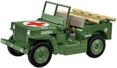 Cobi 2295 II WW Ambulance Willys MB D-DAY, 1:35, 130 k, 1 f