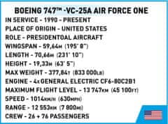 COBI 26610 Boeing 747 Air Force One, 1:144, 1087 k