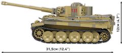 Cobi 2588 Druga svetovna vojna PzKpfw VI Tiger I št. 131, 1:28, 1270 k