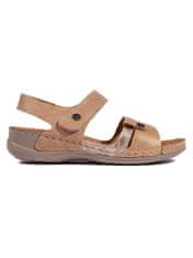 Amiatex Ženski sandal 108958, Brązowy, 36