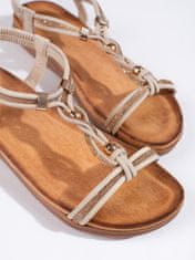 Amiatex Ženski sandal 108960, odtenki rjave in bež, 38