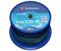 Verbatim CD-R(50 kosov)Vreteno/Kristal/DLP/52x/700MB